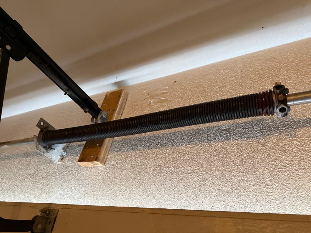 Spring Repair on a Pacific Northwest home professional garage door service in Portland and Salem Metro