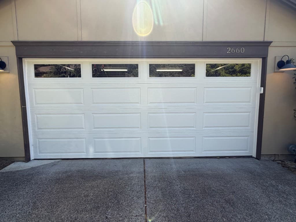New Door Installation completed garage door project in Portland, OR — Garage Door Installation