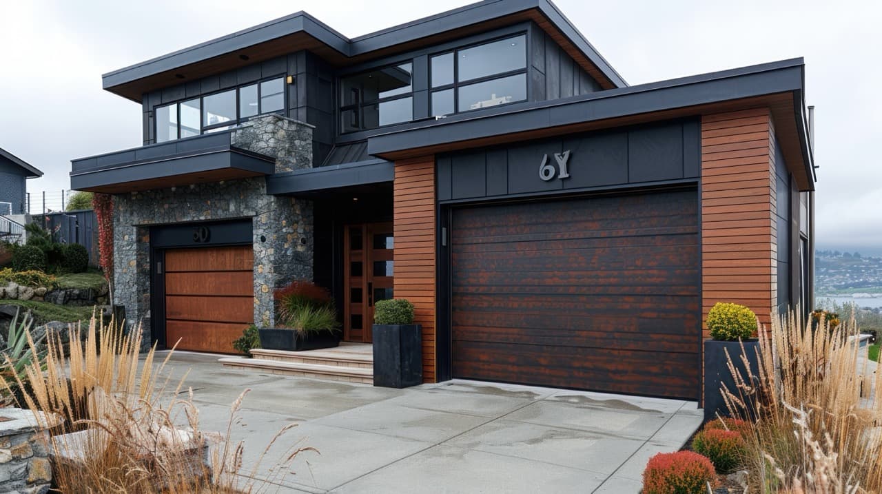 Garage Door Installation on a Pacific Northwest home professional garage door service in Portland and Salem Metro