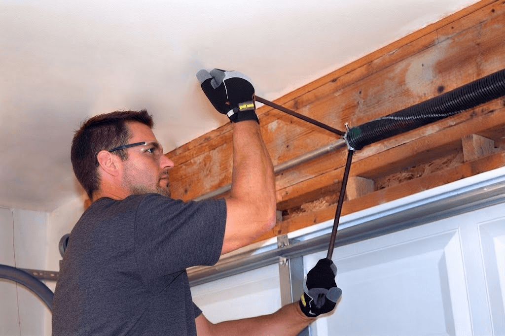 Garage Door Tune-Up on a Pacific Northwest home professional garage door service in Portland and Salem Metro